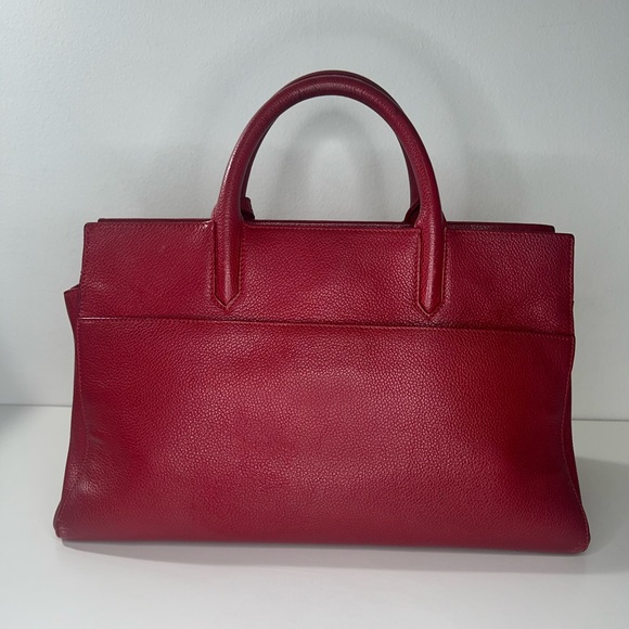 Saint Laurent YSL Small Cabas Rive Gauche 2Way Top Handle Tote Bag Purse - Picture 10 of 17